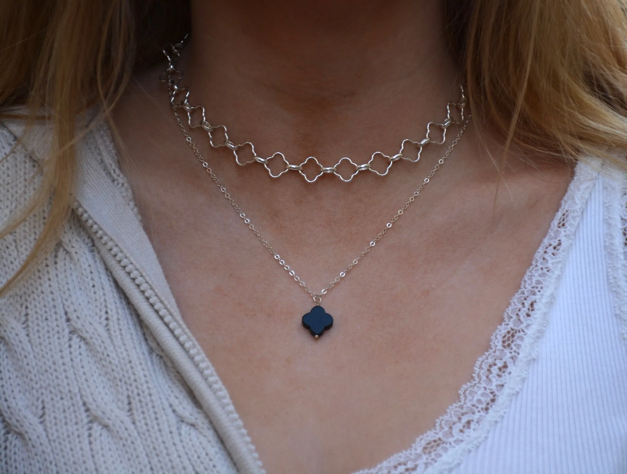 Clover Link Necklace