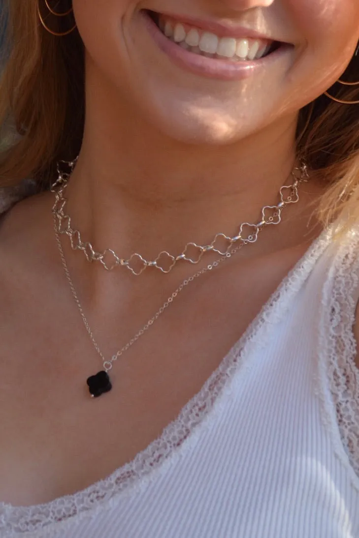 Clover Link Necklace