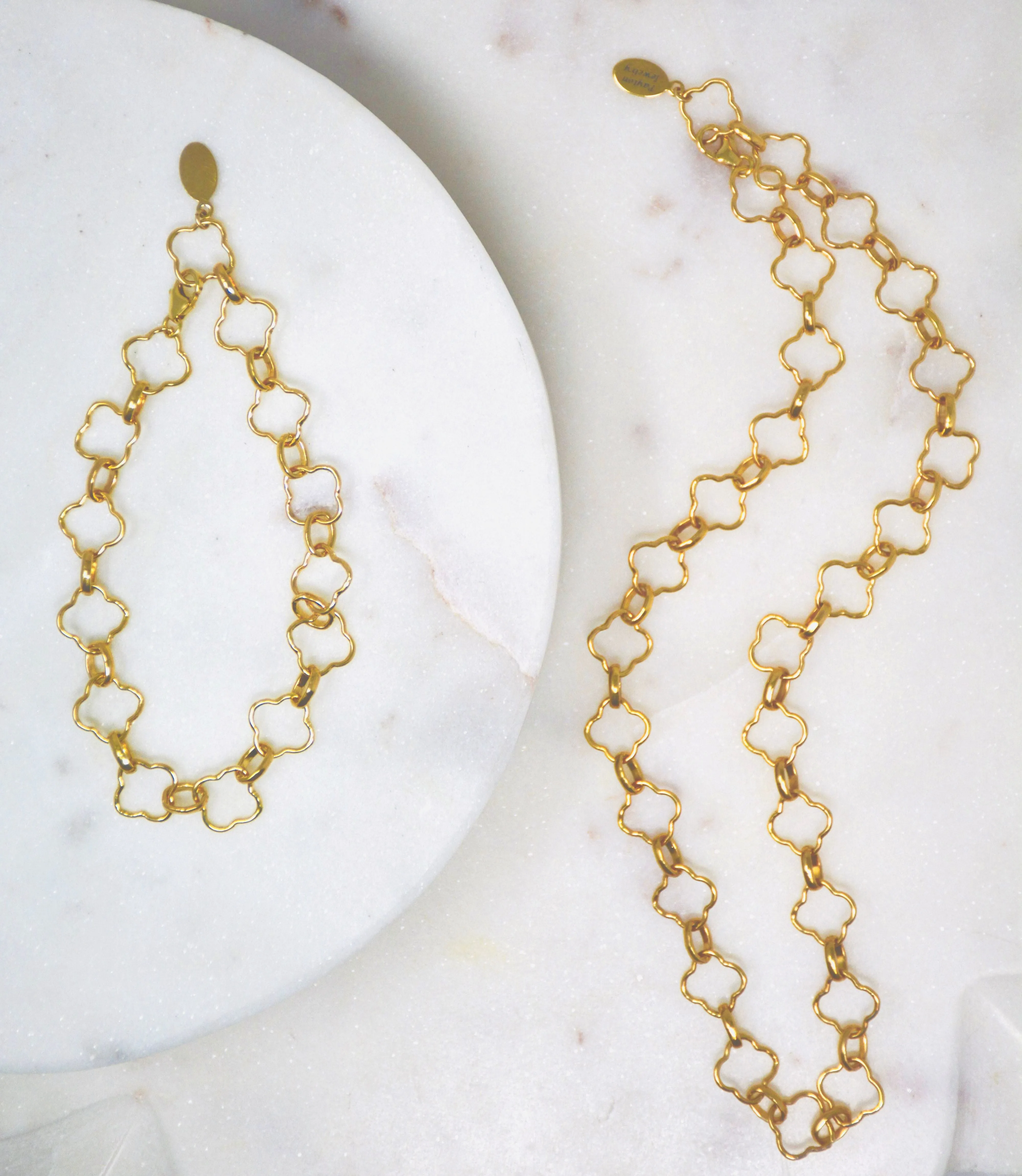 Clover Link Necklace
