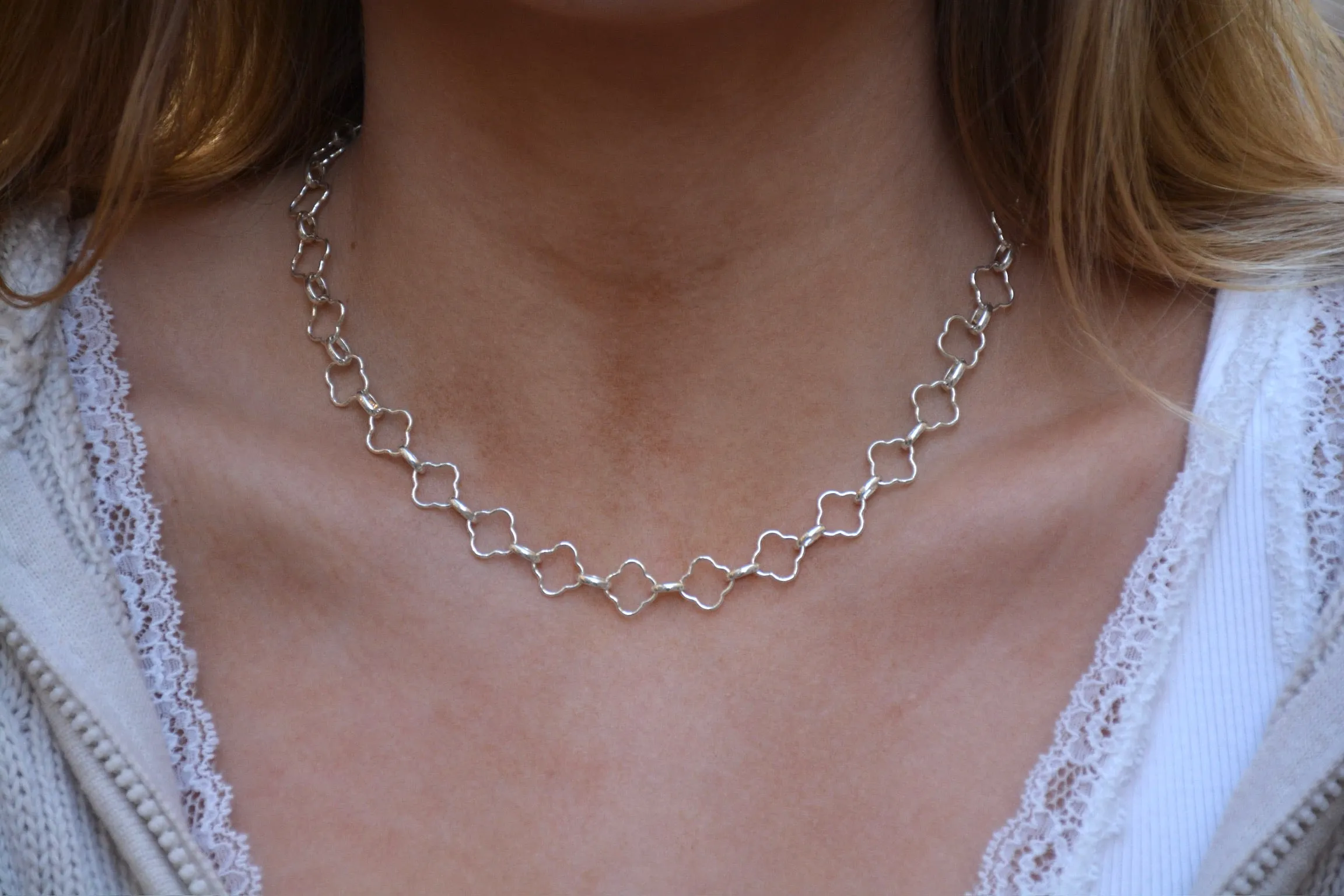 Clover Link Necklace