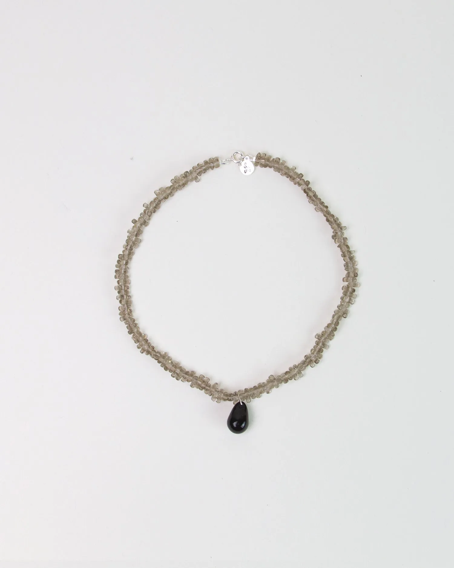 Corail Necklace Grey/ Black