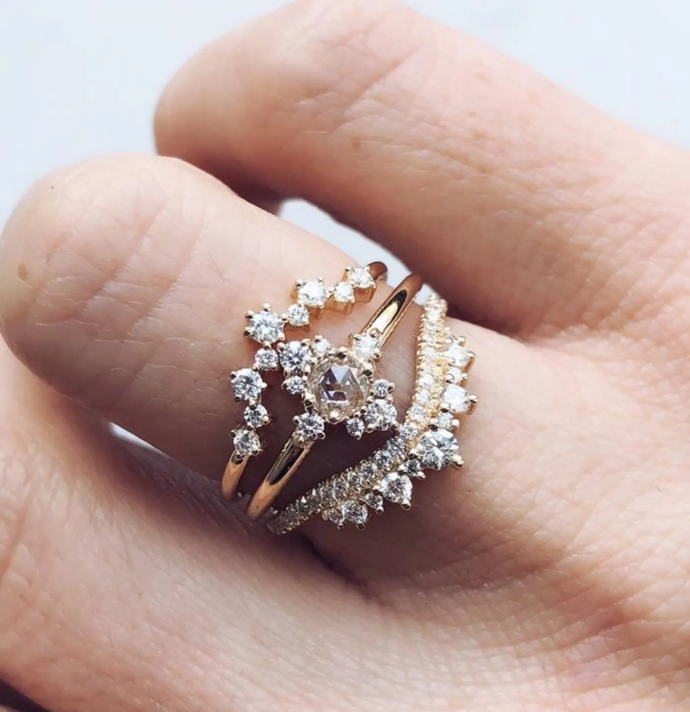 Coronet Cluster Band (Ready to Ship Size 5.75 and 6.5)