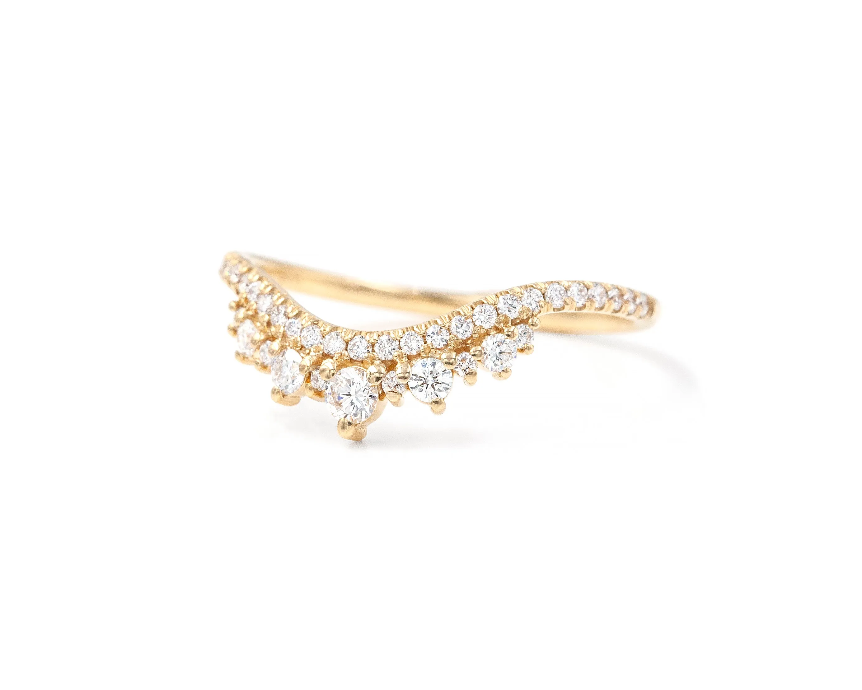 Coronet Cluster Band (Ready to Ship Size 5.75 and 6.5)