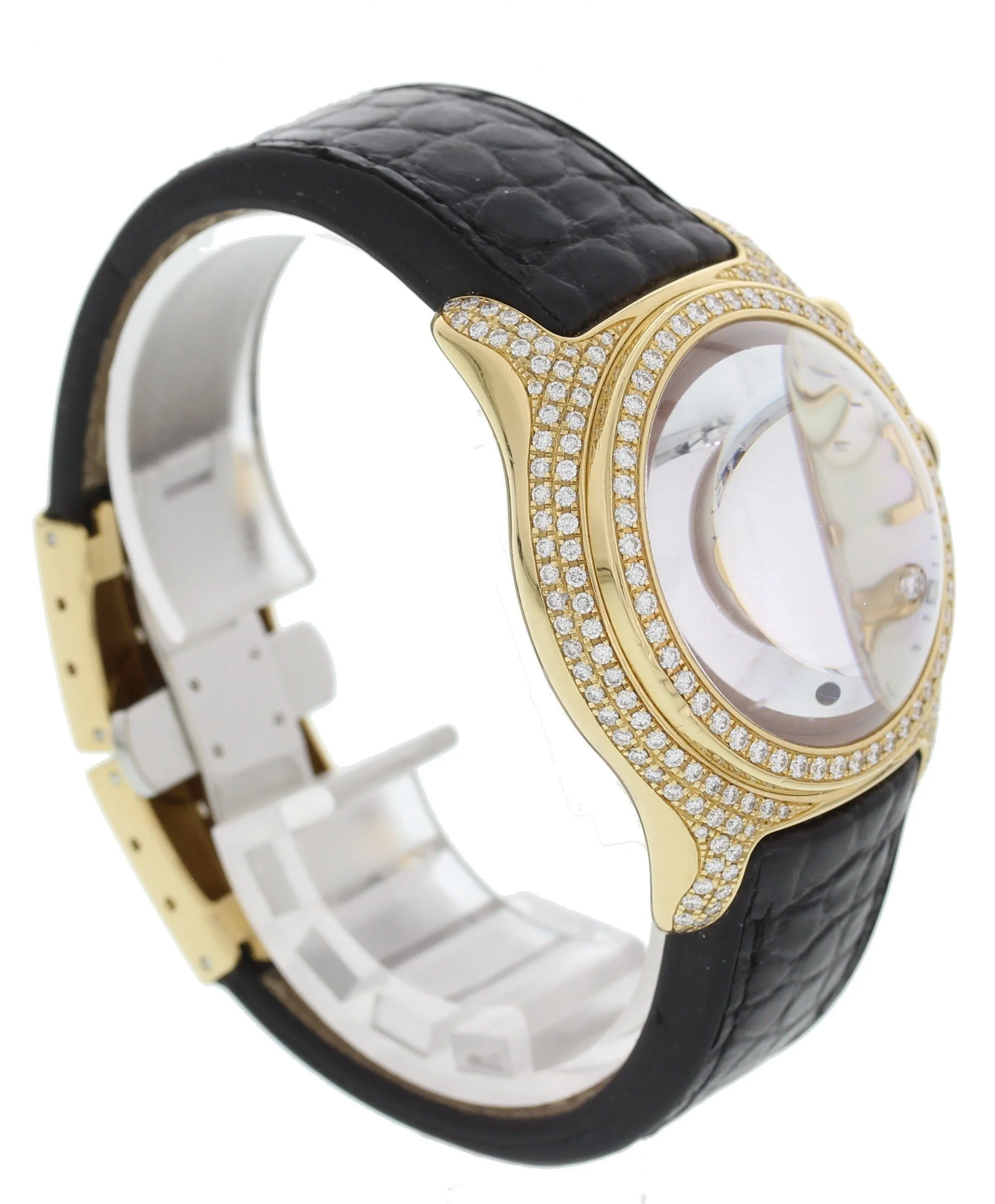 Corum Aqua Bubble 18K YG Diamonds 196.153.65