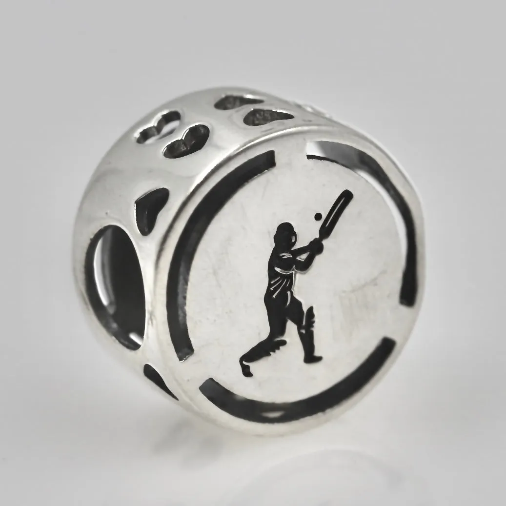 Cricket Sport Pendant Bead Charm