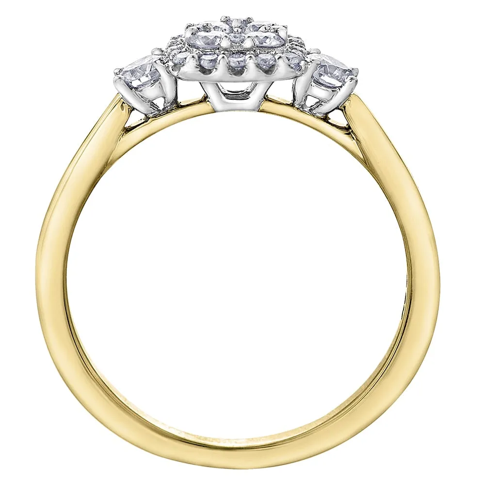 Cushion Cut Diamond Engagement Ring