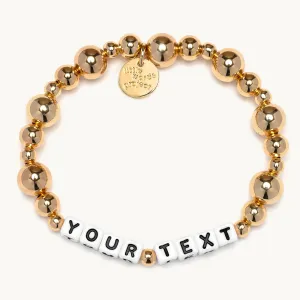 Custom Gold Bubbles