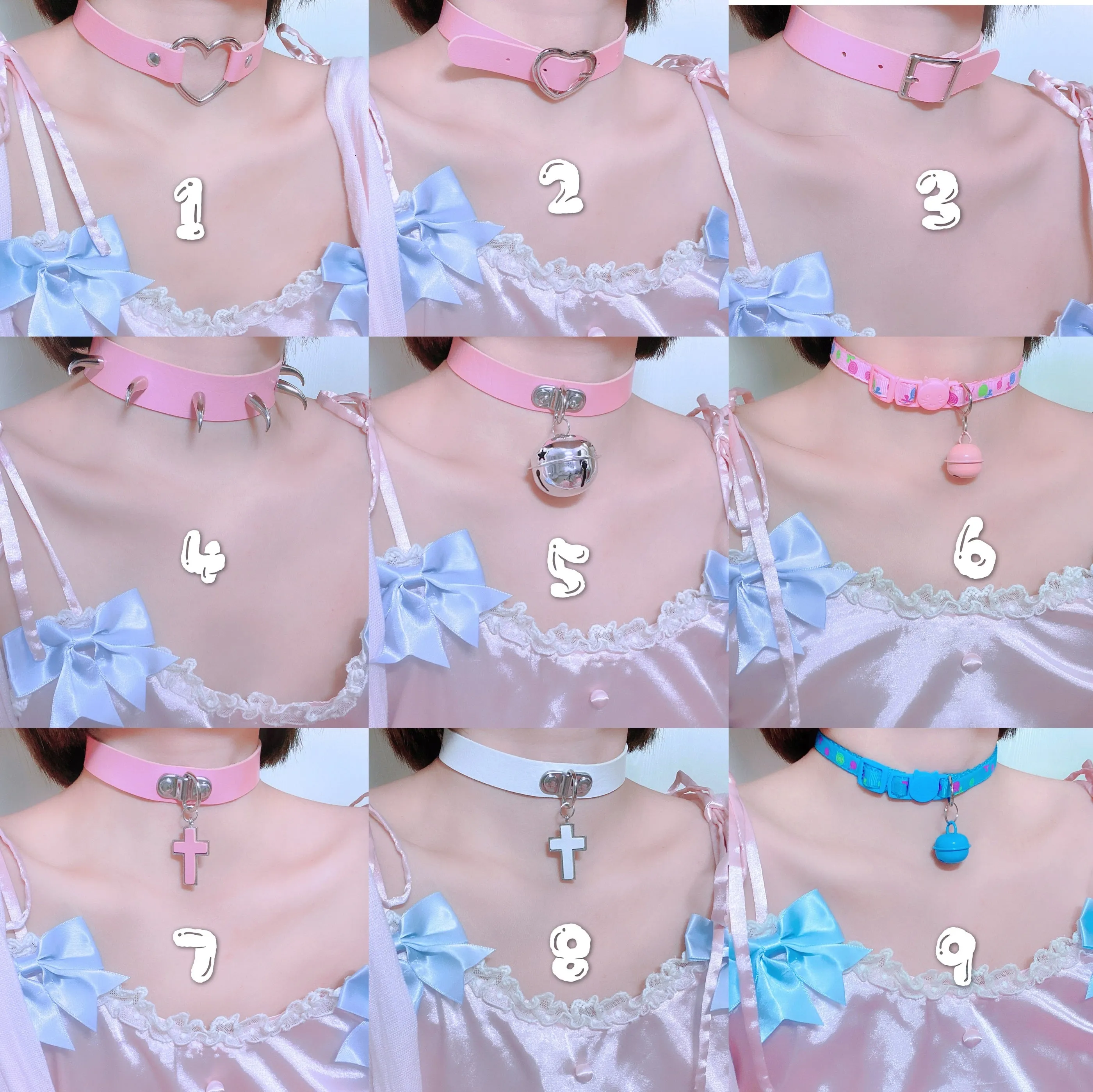 Cute punk rivet choker  YC50039