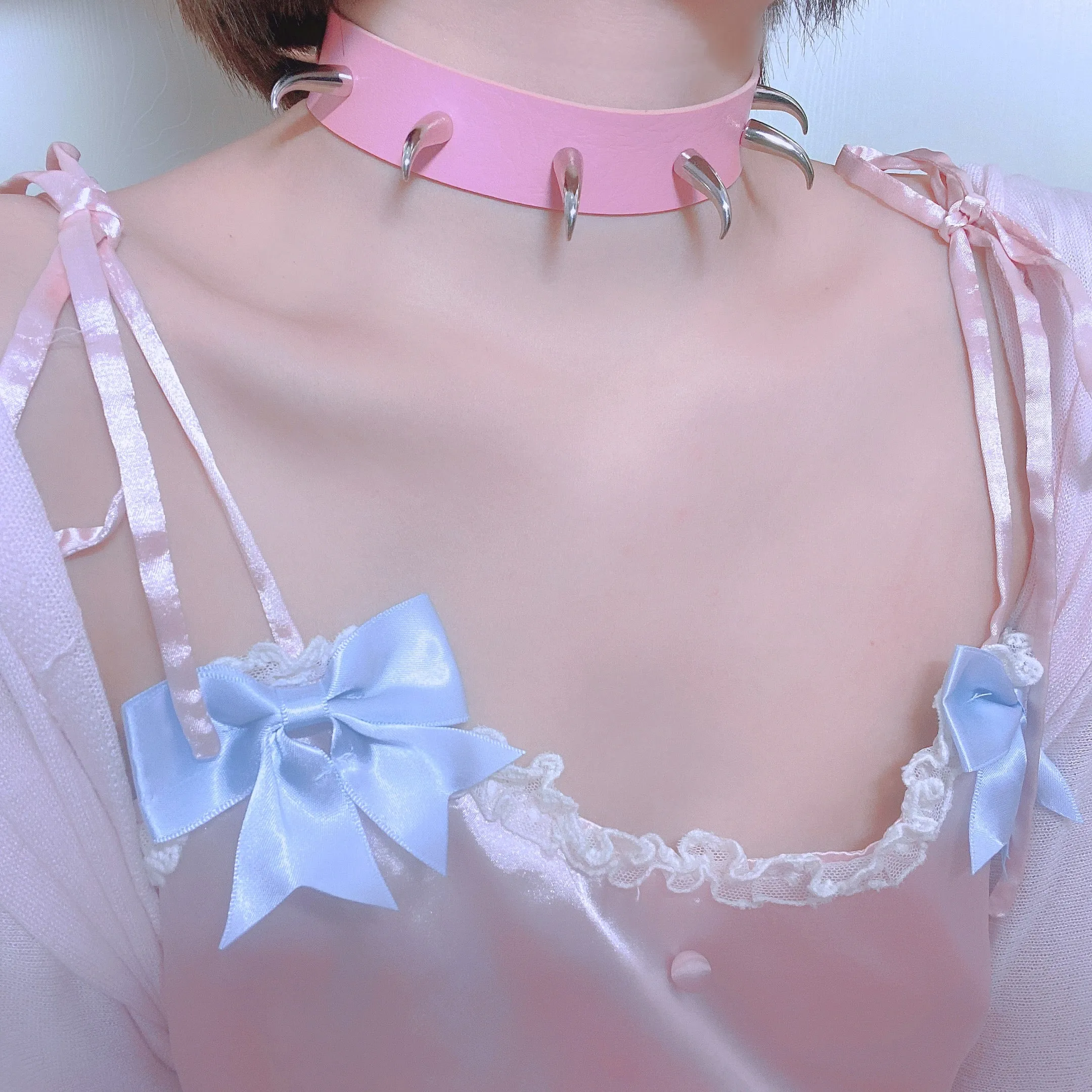Cute punk rivet choker  YC50039