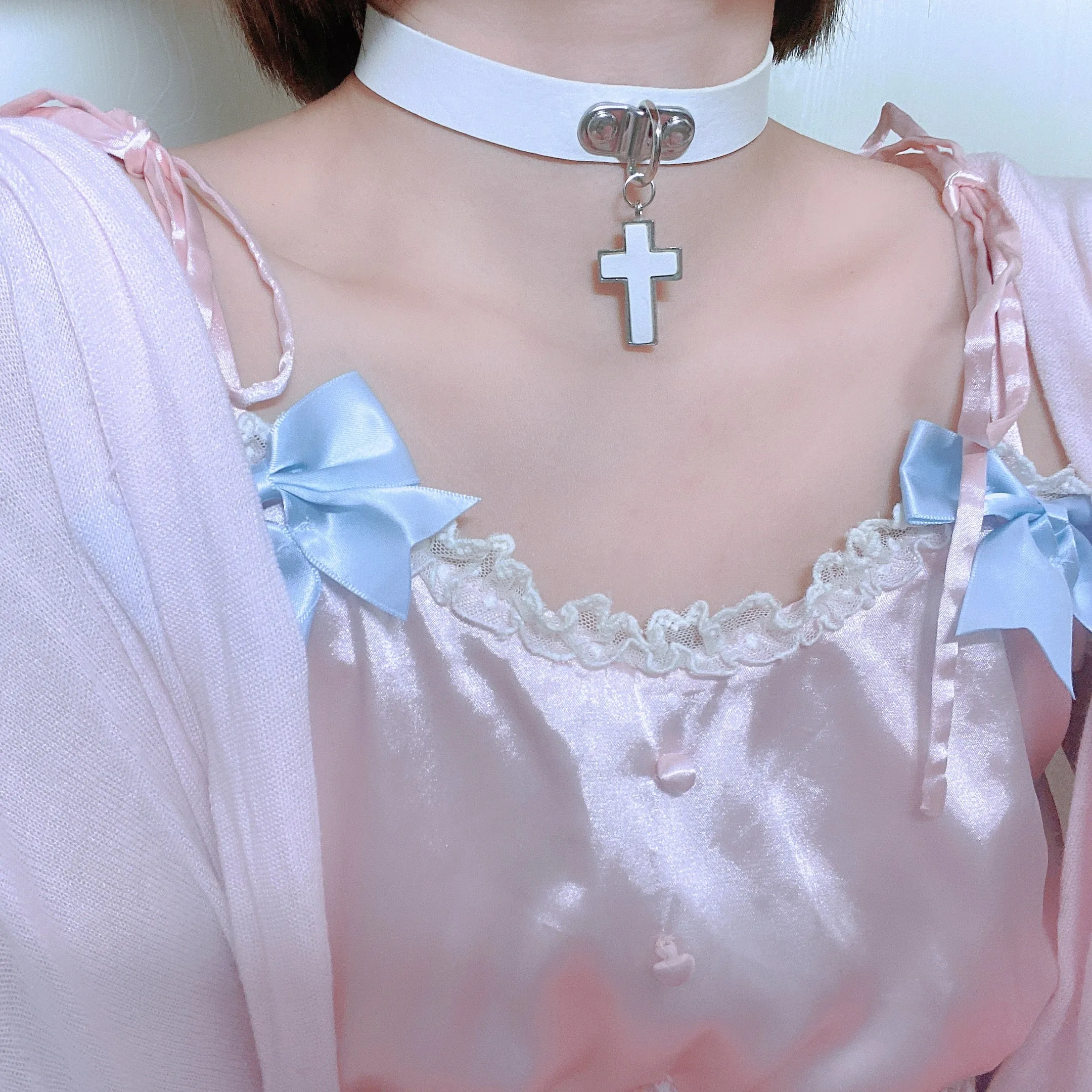 Cute punk rivet choker  YC50039
