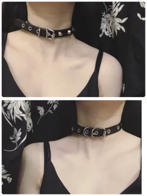 Dark punk choker   KF81128