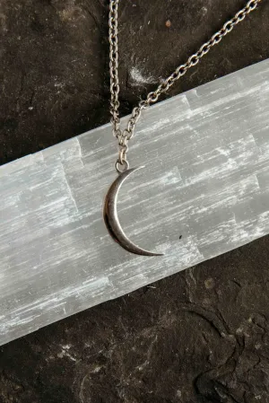 Darkest Before The Dawn Moon Necklace