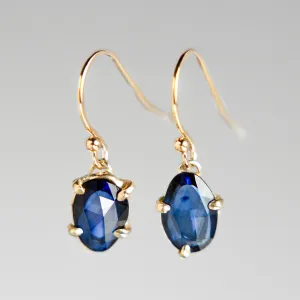 Daybreak Freeform Sapphire Drop Earrings