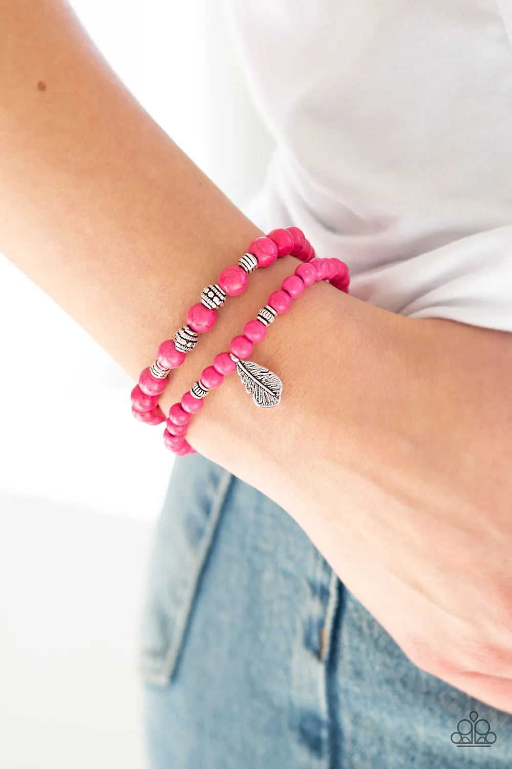 Desert Dove Pink Bracelet Paparazzi