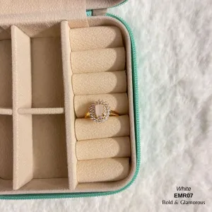 Diamond Cut Ring | EMR07 | White