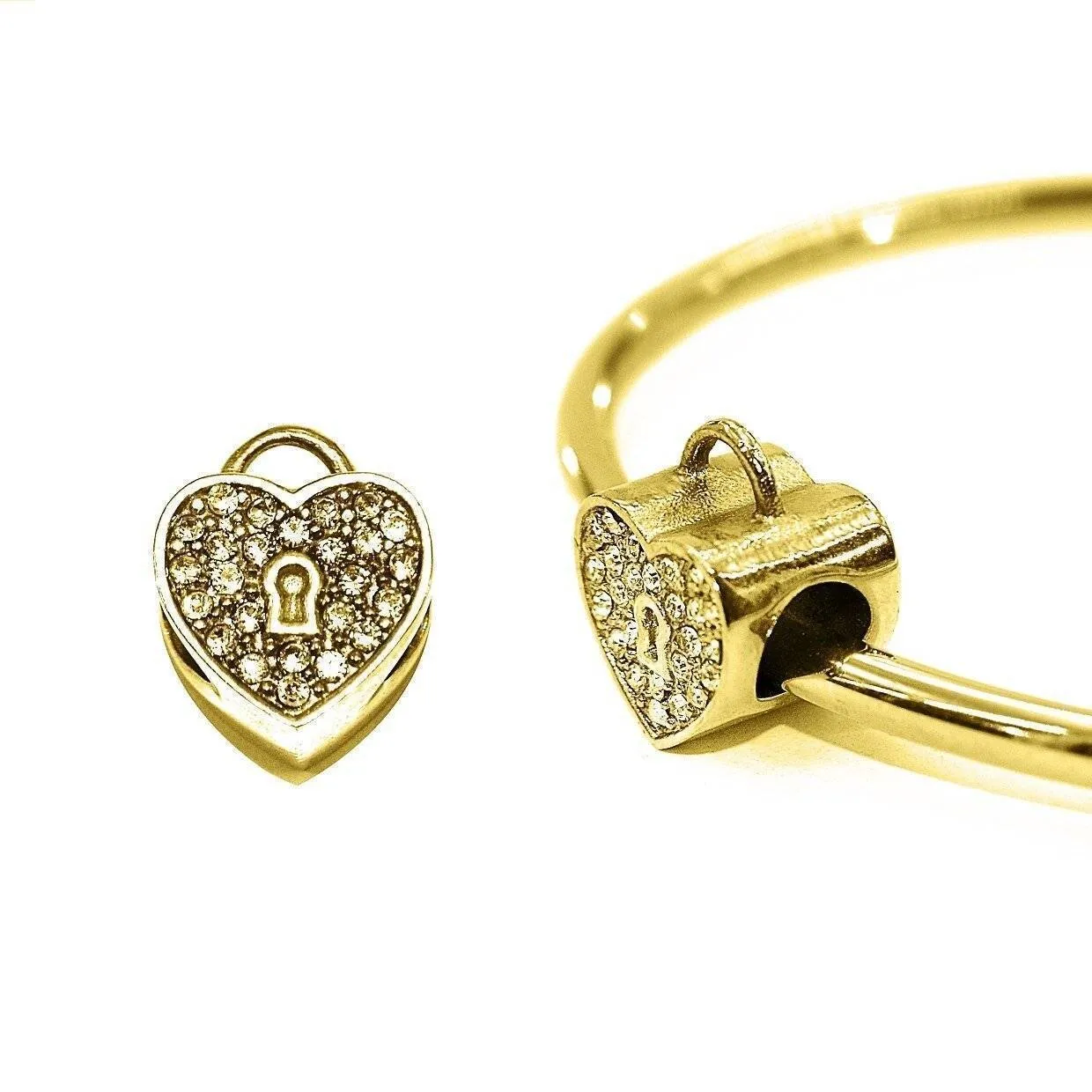 Diamond Heart Charm for Moments Bracelet