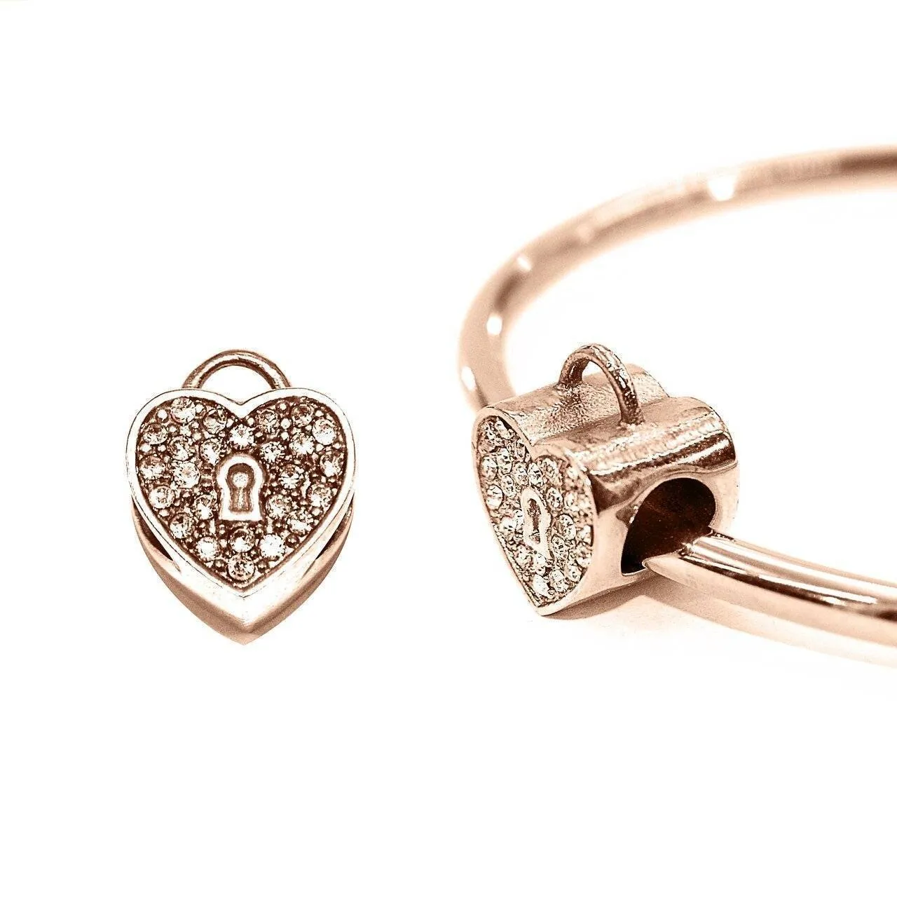 Diamond Heart Charm for Moments Bracelet