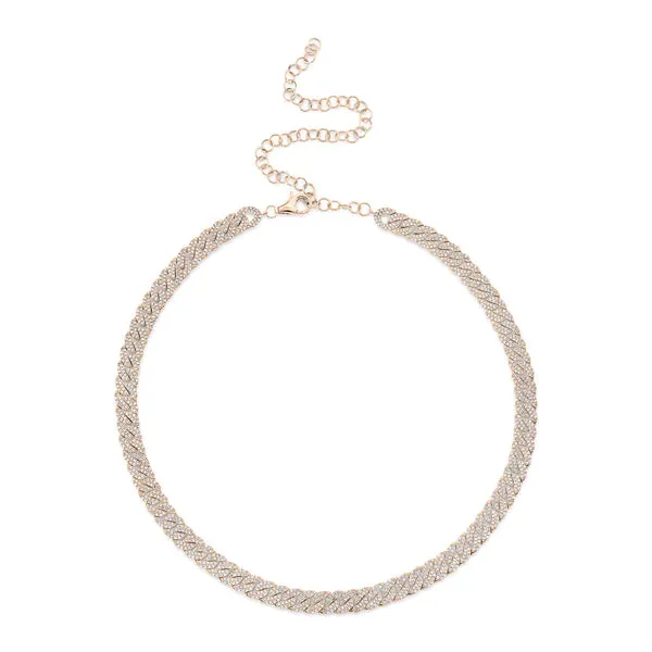 Diamond Pavé Link Choker