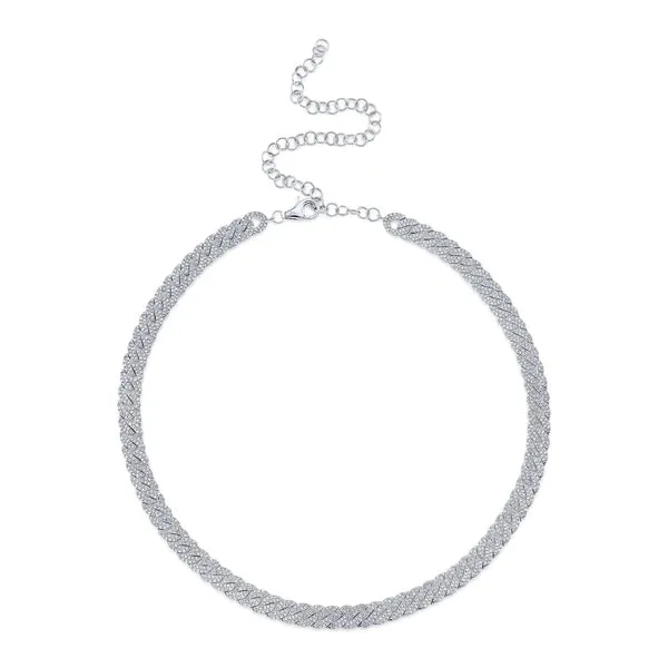 Diamond Pavé Link Choker