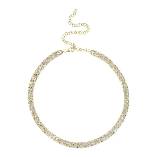 Diamond Pavé Link Choker