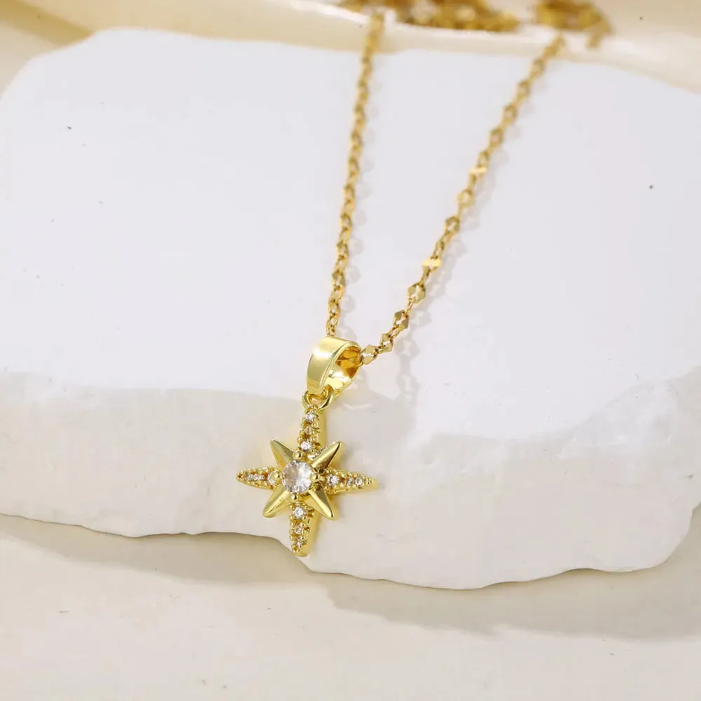 Double-layer Rotatable Sunflower Necklaces Chain Choker
