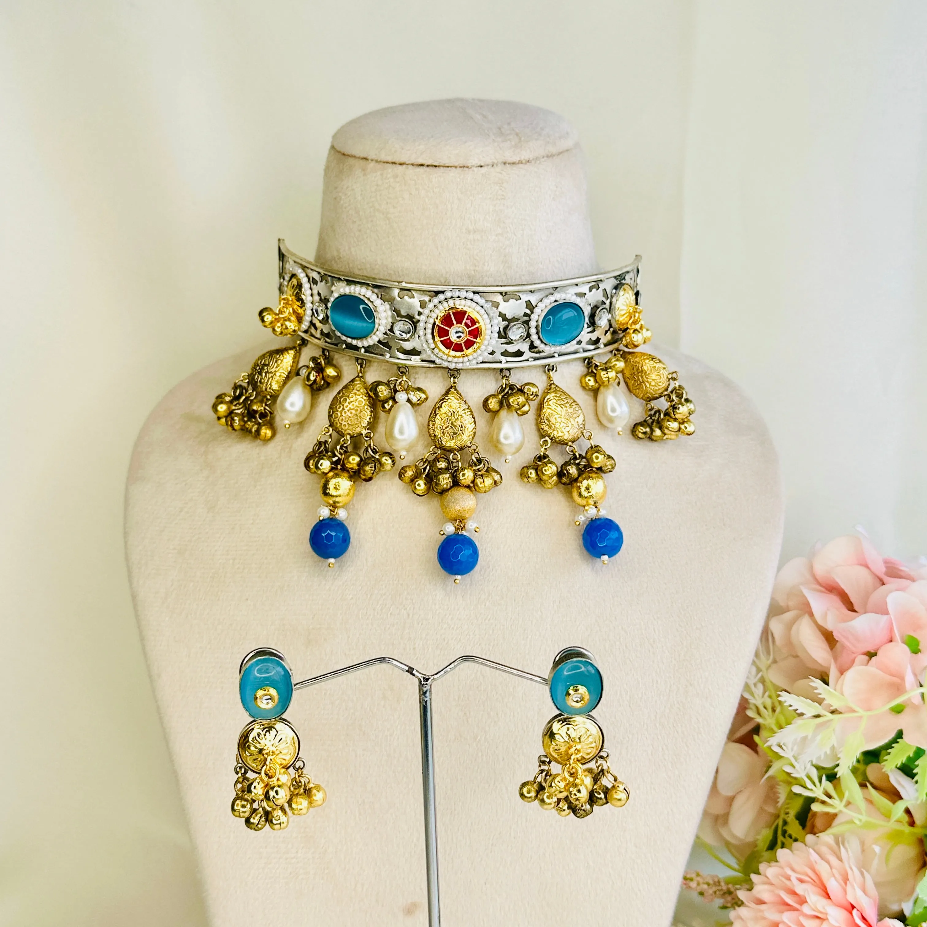 Dual Polish Brass Choker