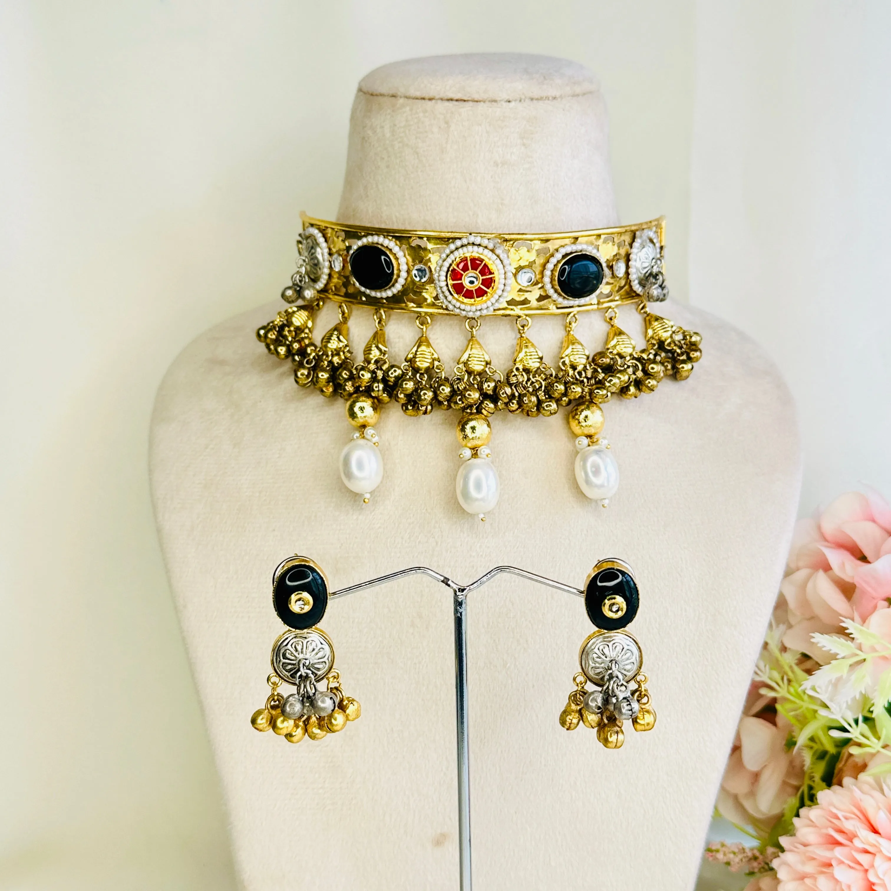 Dual Polish Brass Choker