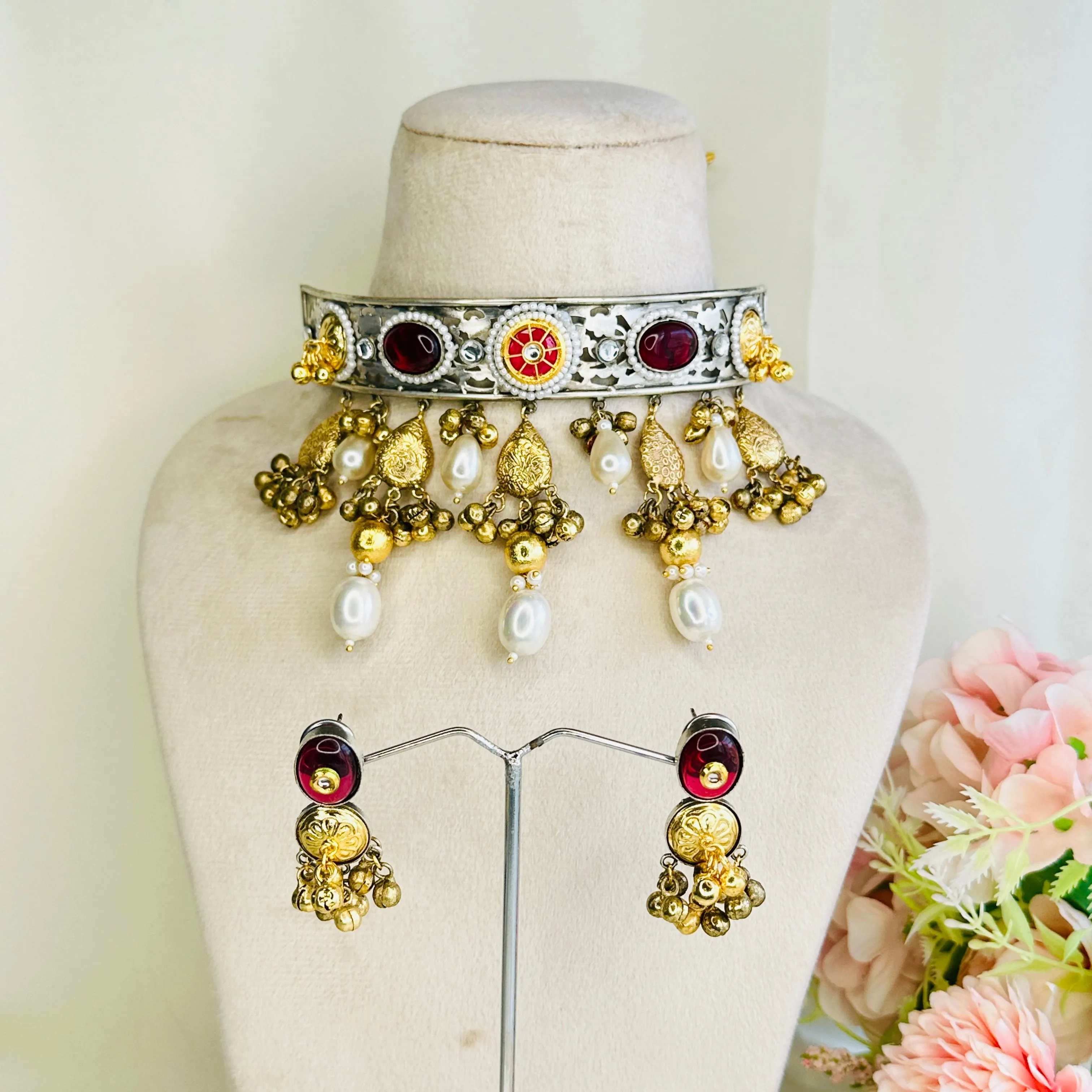 Dual Polish Brass Choker