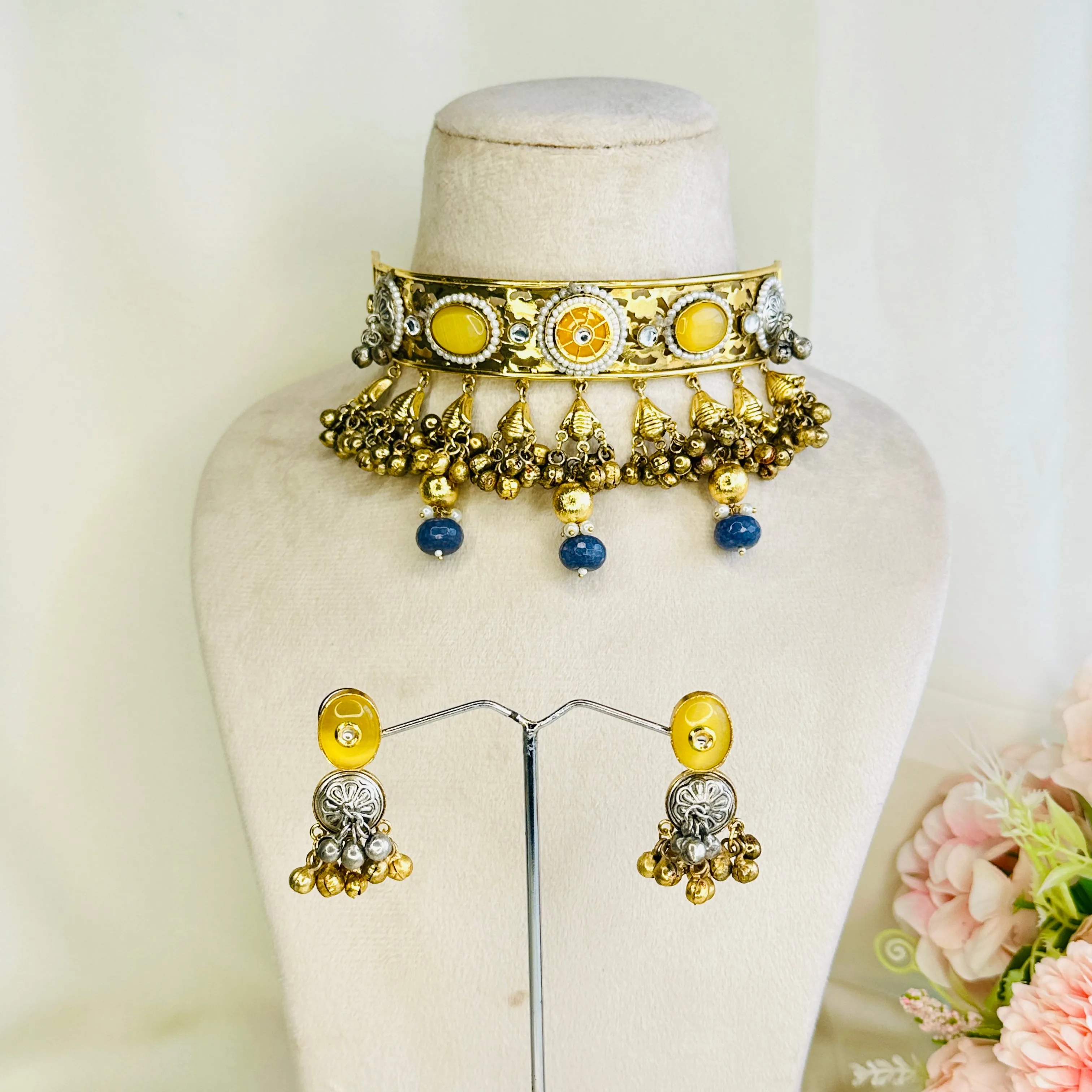 Dual Polish Brass Choker