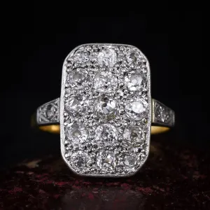 Edwardian OMC Cobblestone Diamond Ring