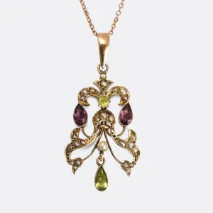 Edwardian "Give Women Votes" Suffragette Pendant