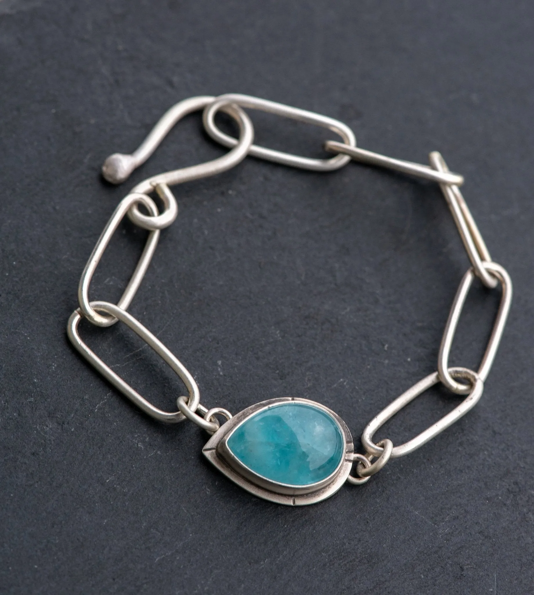 EGGSCELLENT AQUAMARINE BRACELET