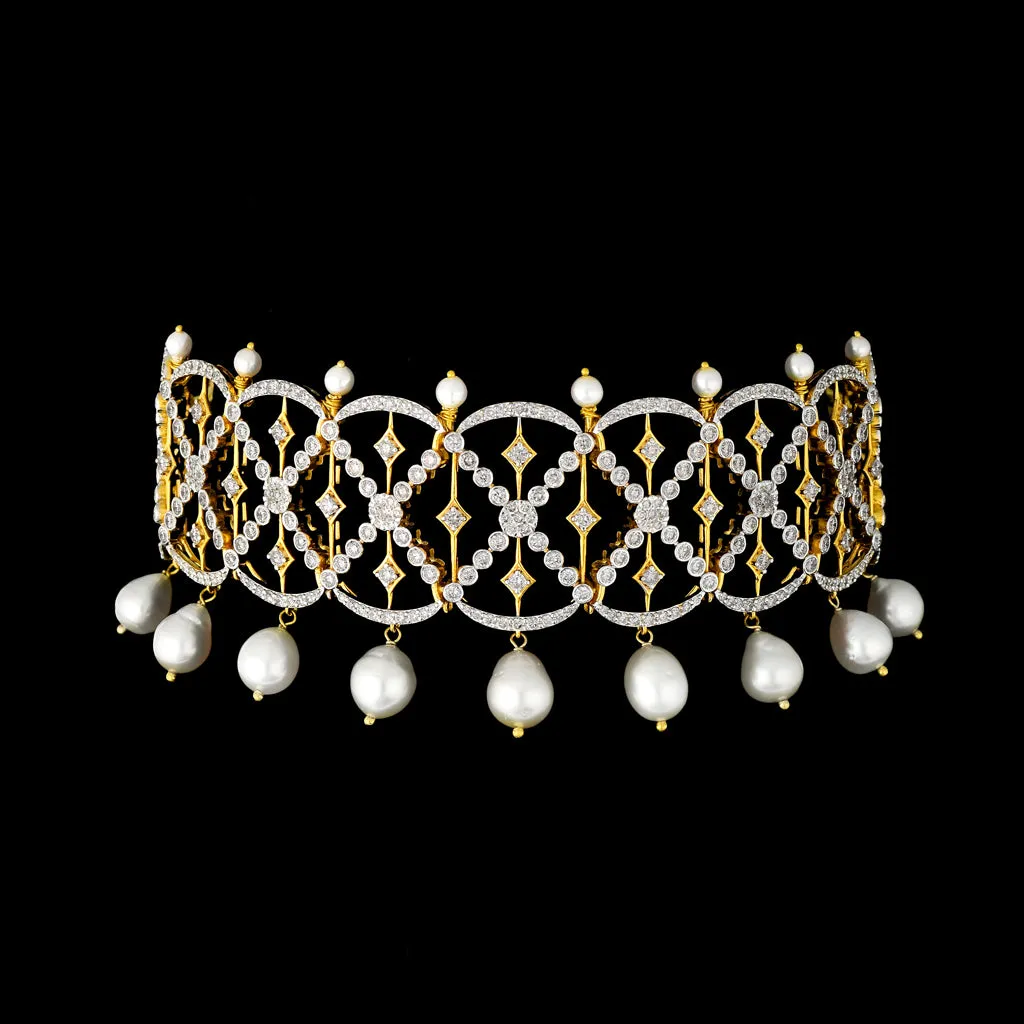 Elevate your elegance with our breathtaking choker necklace - (GDNE0492)