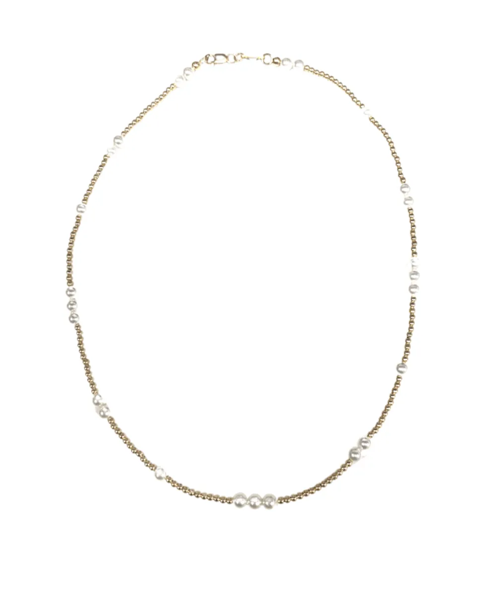 ENewton 15" Choker 4mm Hope Unwritten - Pearl