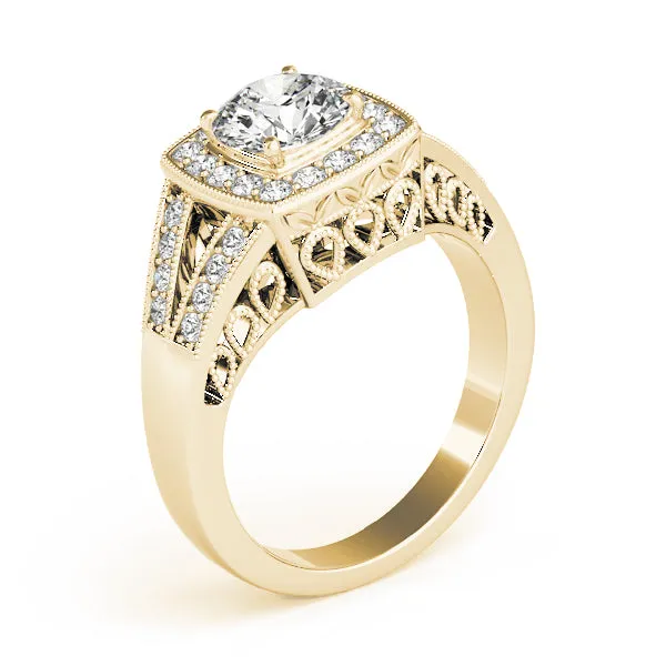 Engagement Rings Halo Round - TN83554