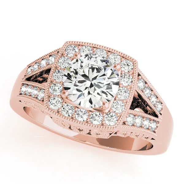 Engagement Rings Halo Round - TN83554