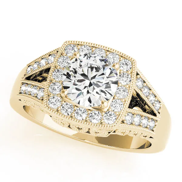 Engagement Rings Halo Round - TN83554