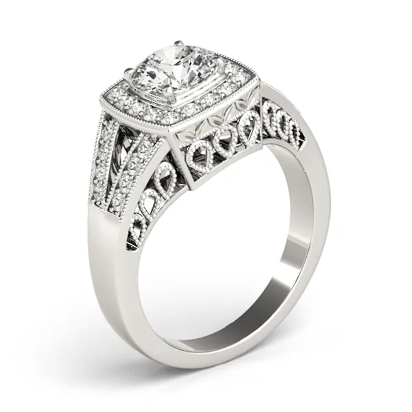 Engagement Rings Halo Round - TN83554