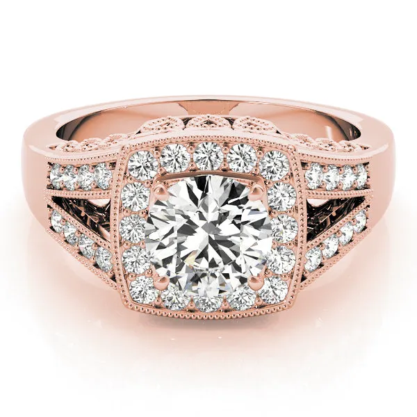 Engagement Rings Halo Round - TN83554