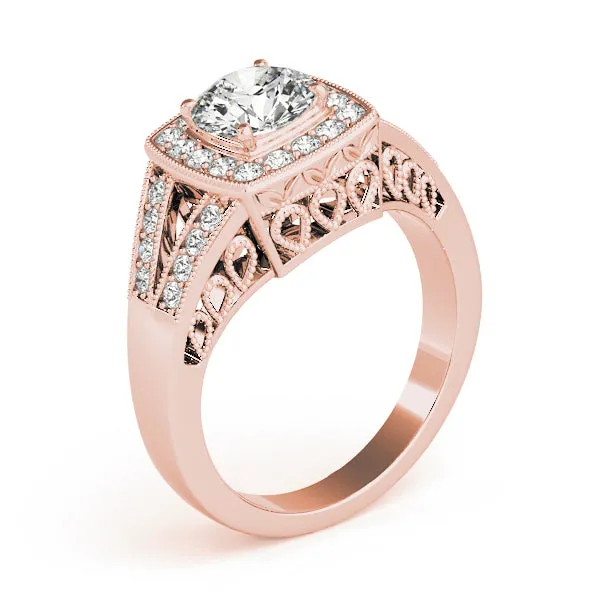 Engagement Rings Halo Round - TN83554