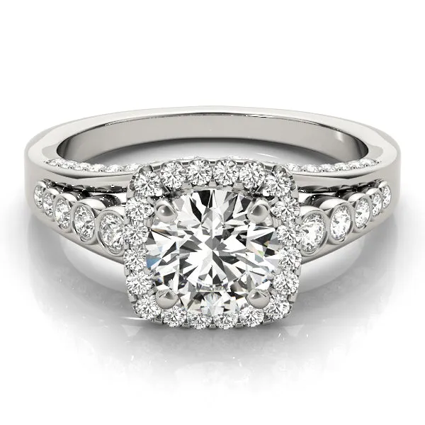 Engagement Rings Halo Round - TN84270