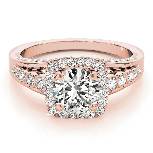Engagement Rings Halo Round - TN84270