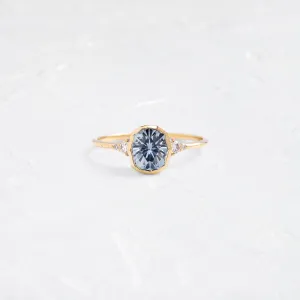 Evenfall Ring, 1.5ct. Blue Montana Sapphire