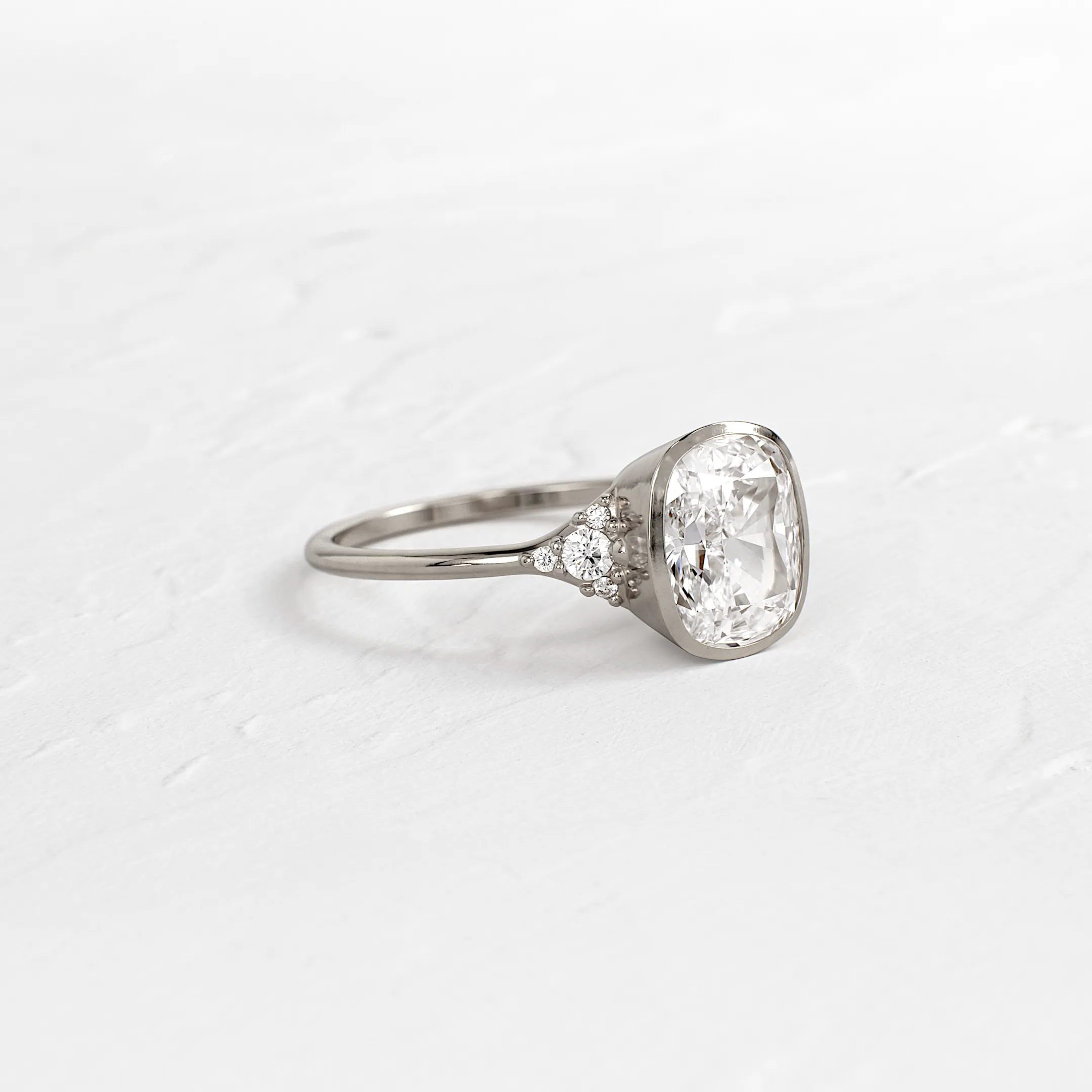 Evenfall Ring, Cushion Cut