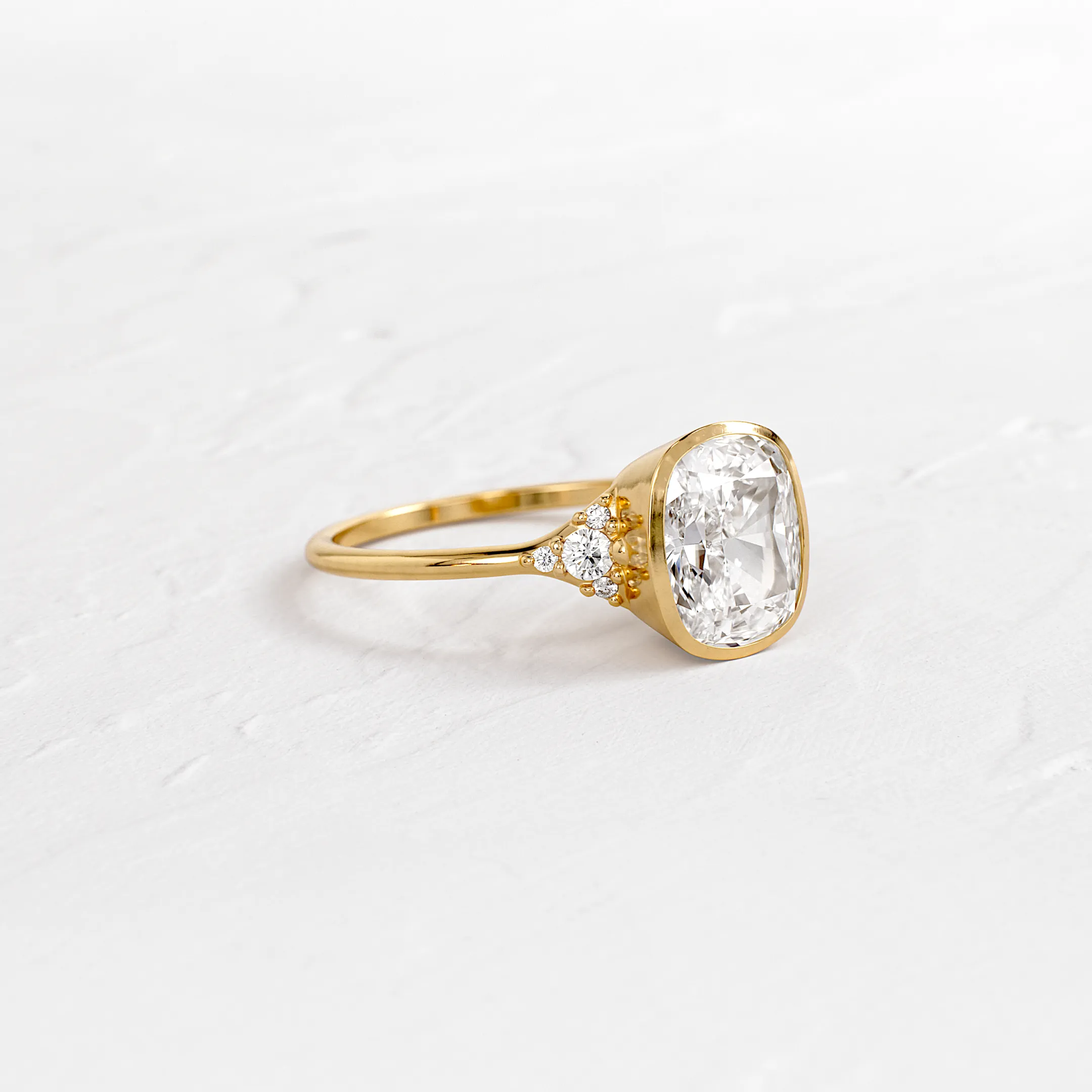 Evenfall Ring, Cushion Cut