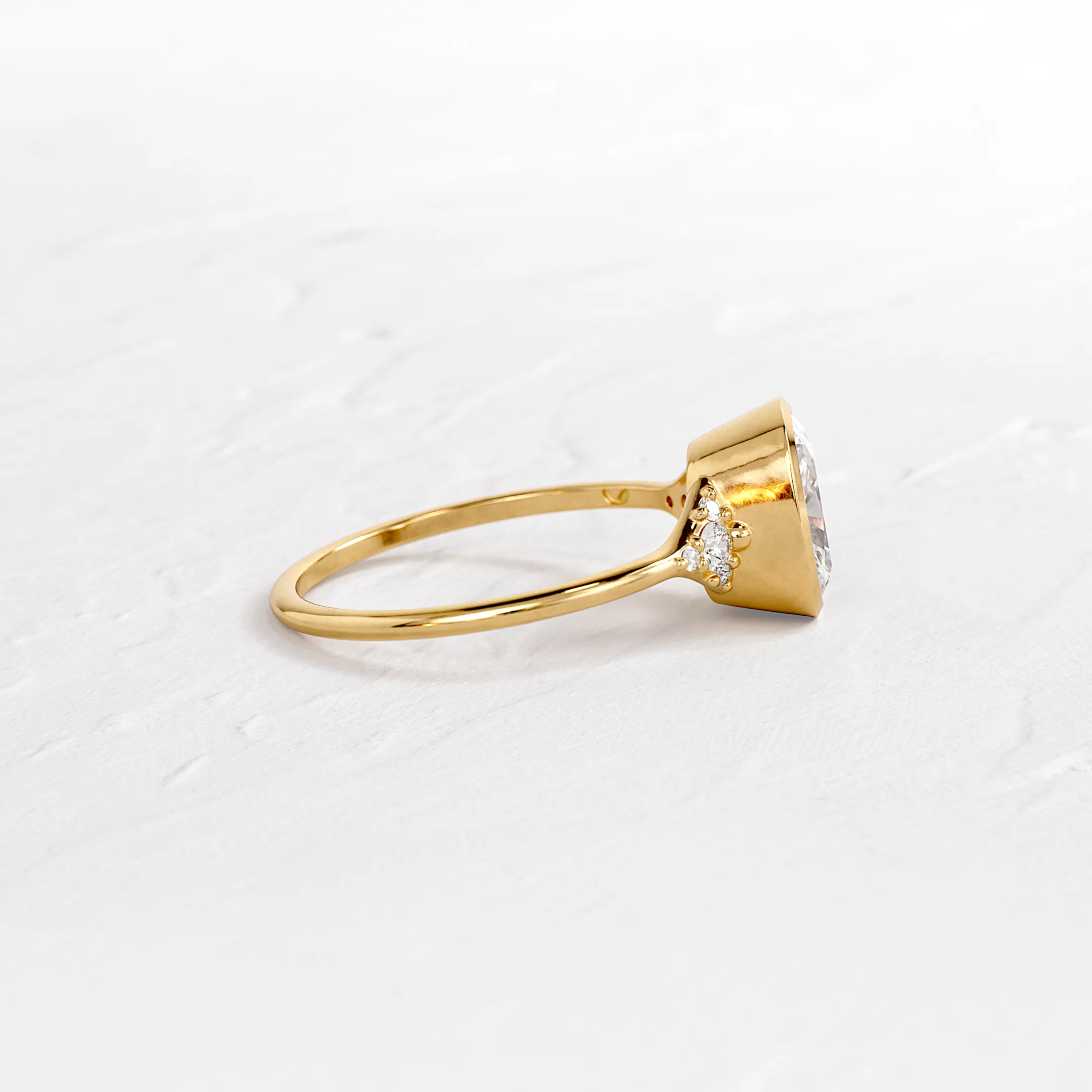 Evenfall Ring, Cushion Cut