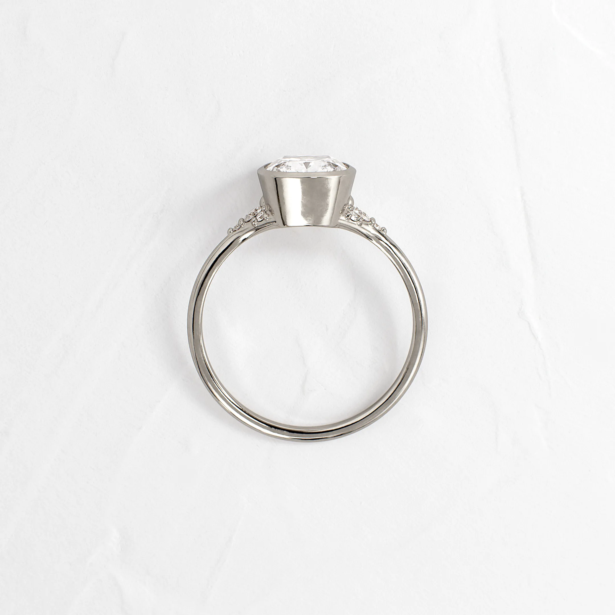 Evenfall Ring, Cushion Cut