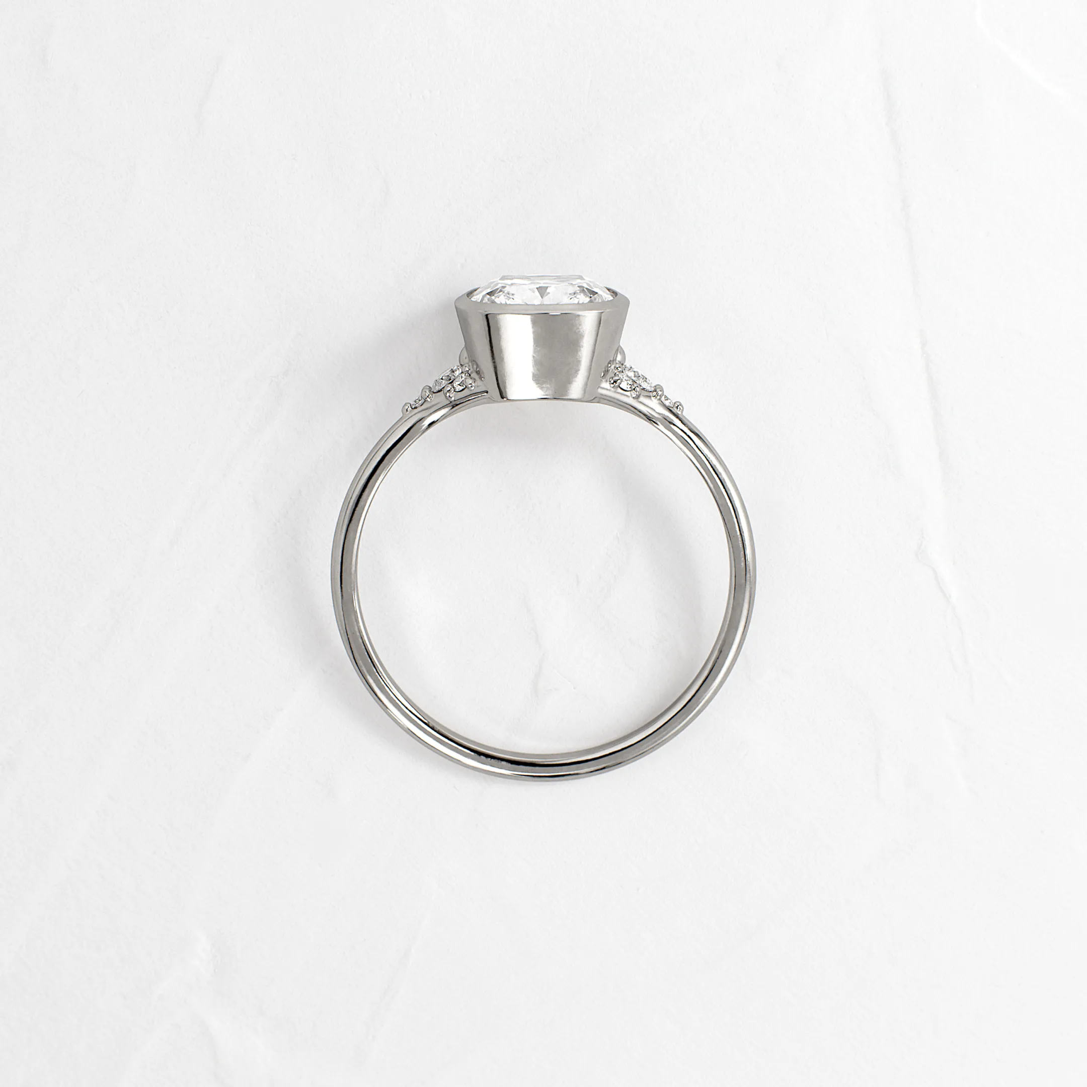 Evenfall Ring, Cushion Cut