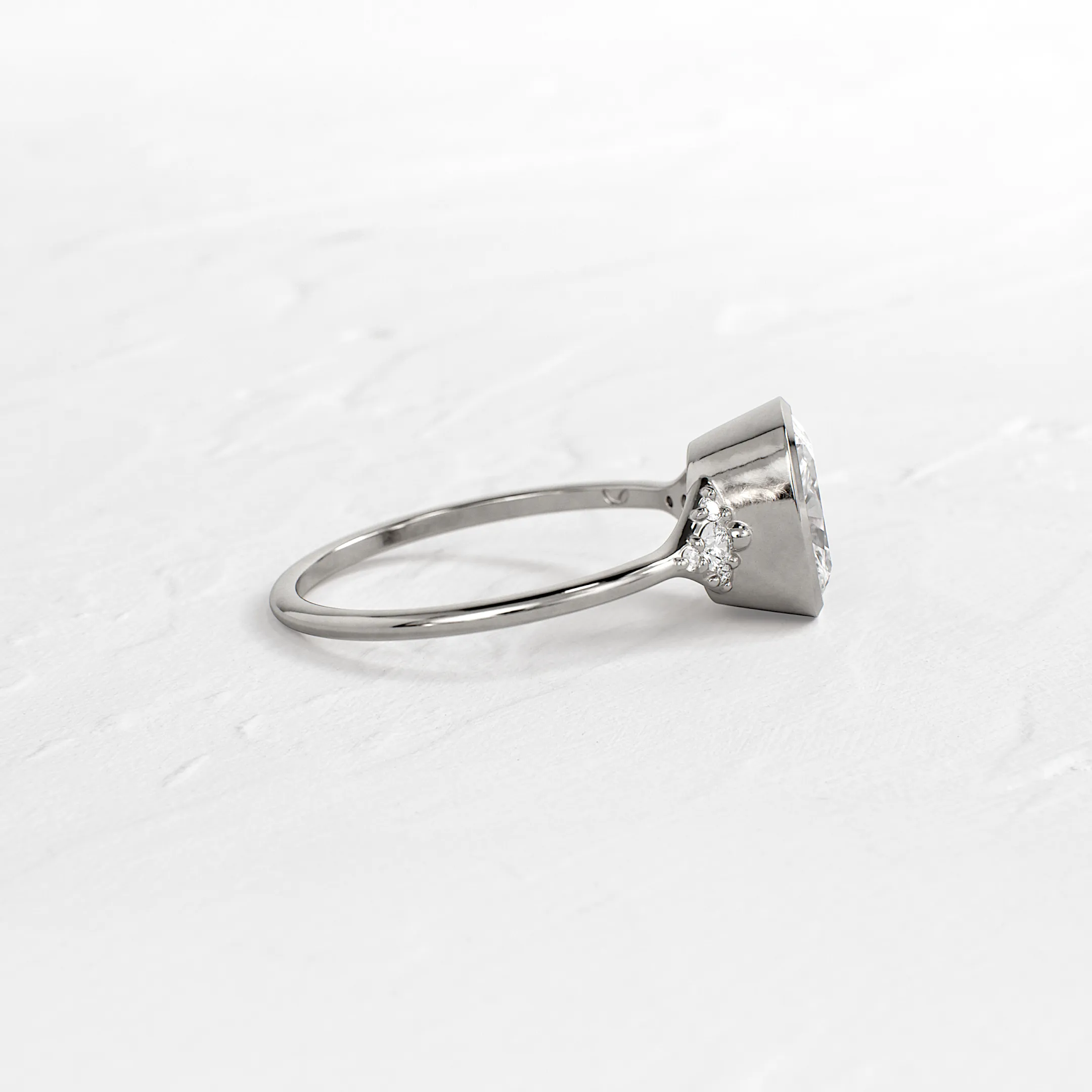 Evenfall Ring, Cushion Cut