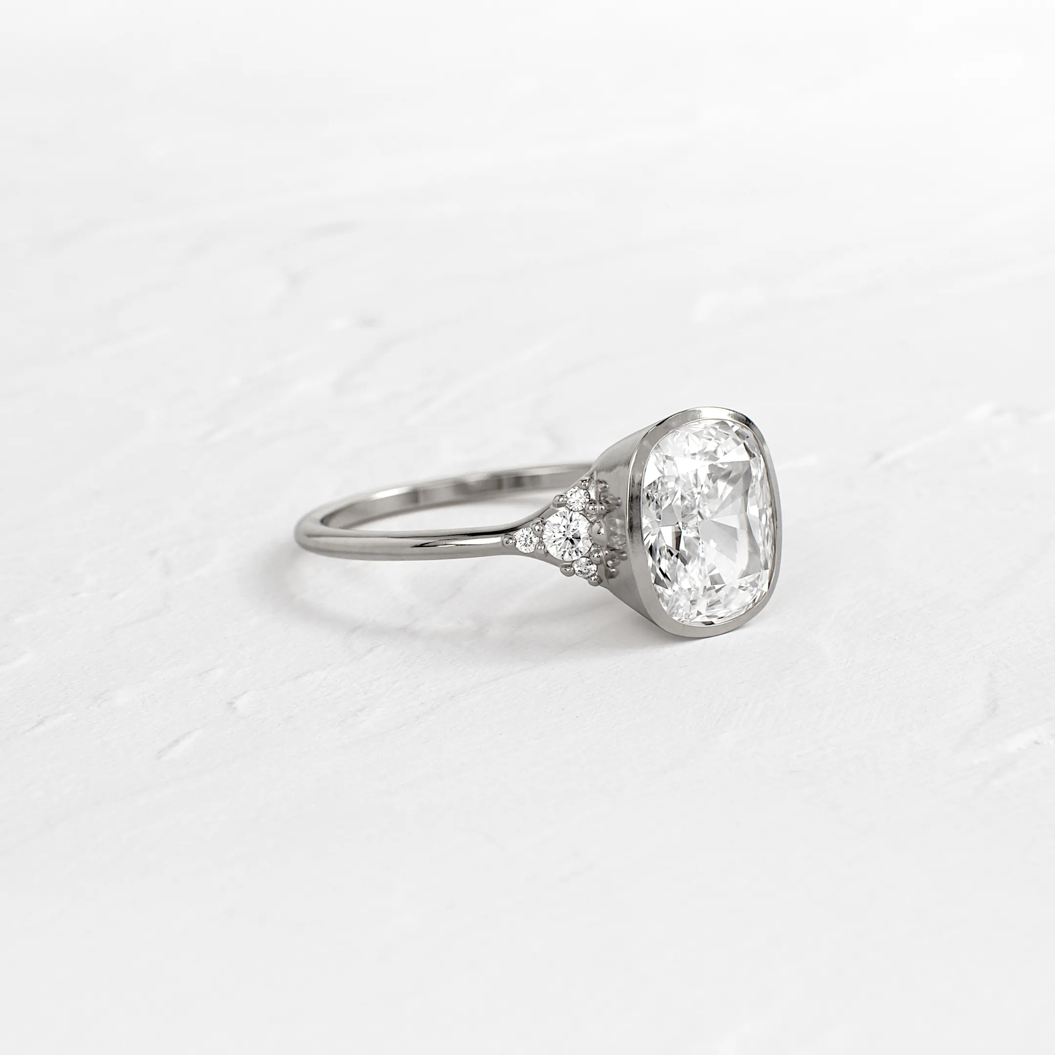 Evenfall Ring, Cushion Cut